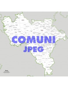 Mappa dei comuni della provincia di Pavia jpg