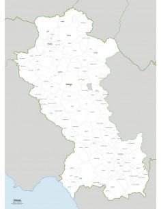Mappa dei comuni della provincia di Potenza jpg 2