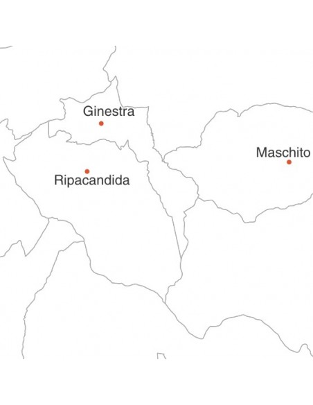 Mappa dei comuni della provincia di Potenza jpg