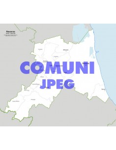 Mappa dei comuni della provincia di Ravenna jpg