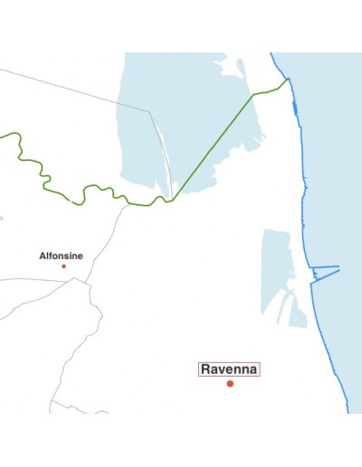 Mappa dei comuni della provincia di Ravenna jpg