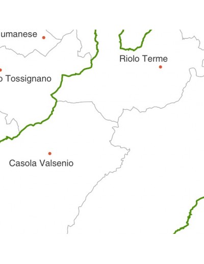 Mappa dei comuni della provincia di Ravenna jpg