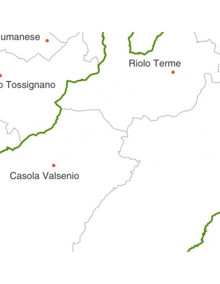 Mappa dei comuni della provincia di Ravenna jpg