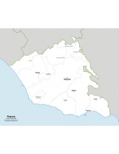 Mappa dei comuni della provincia di Ragusa jpg 2