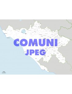 Mappa dei comuni della provincia di Roma jpg