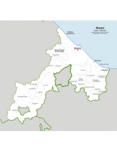 Mappa dei comuni della provincia di Rimini jpg 2