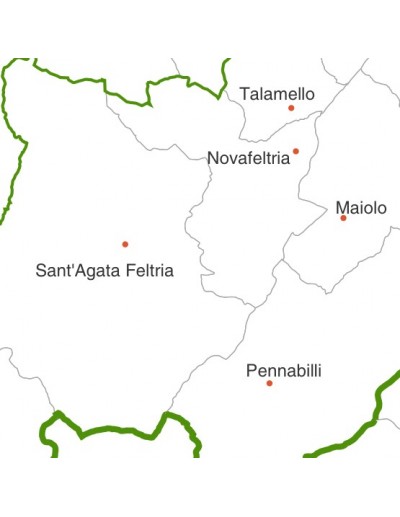 Mappa dei comuni della provincia di Rimini jpg