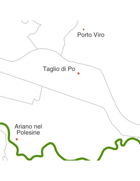 Mappa dei comuni della provincia di Rovigo jpg