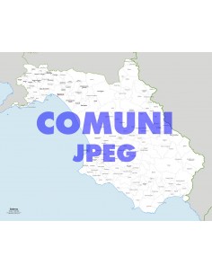 Mappa dei comuni della provincia di Salerno jpg