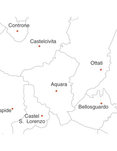 Mappa dei comuni della provincia di Salerno jpg