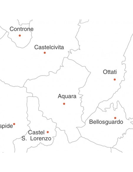 Mappa dei comuni della provincia di Salerno jpg