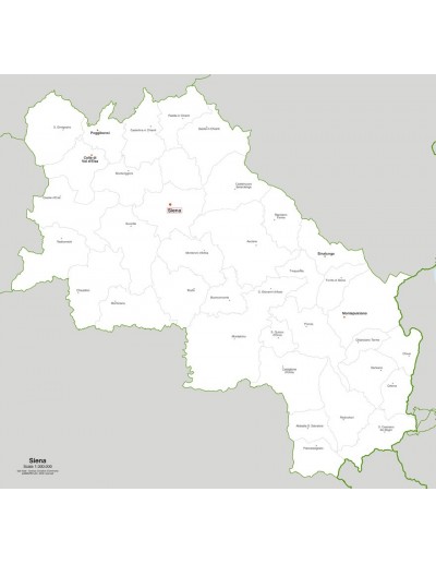 Mappa dei comuni della provincia di Siena jpg