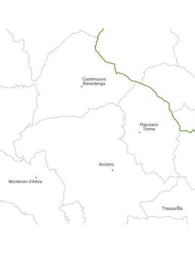 Mappa dei comuni della provincia di Siena jpg