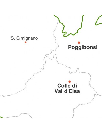 Mappa dei comuni della provincia di Siena jpg