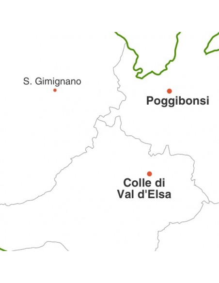Mappa dei comuni della provincia di Siena jpg