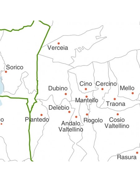 Mappa dei comuni della provincia di Sondrio jpg