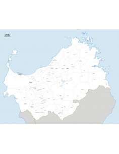 Mappa dei comuni della provincia di Sassari jpg 2