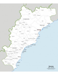 Mappa dei comuni della provincia di Savona jpg 2