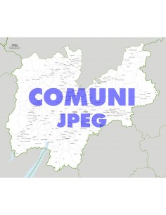 Mappa dei comuni della provincia di Trento jpg