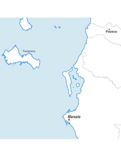 Mappa dei comuni della provincia di Trapani jpg