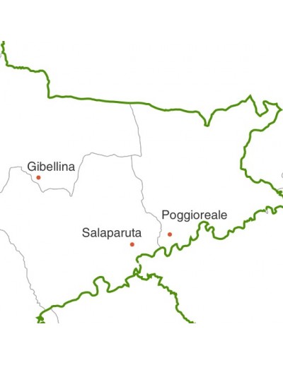 Mappa dei comuni della provincia di Trapani jpg