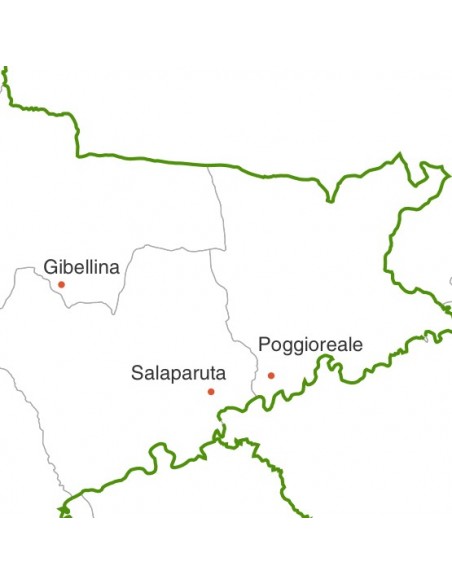 Mappa dei comuni della provincia di Trapani jpg