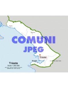 Mappa dei comuni della provincia di Trieste jpg
