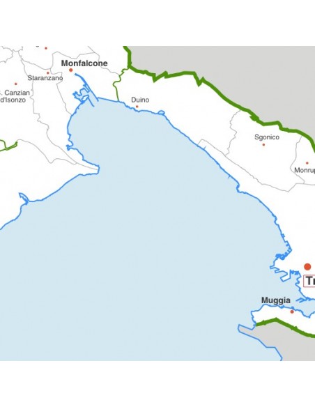 Mappa dei comuni della provincia di Trieste jpg