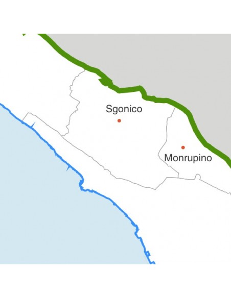Mappa dei comuni della provincia di Trieste jpg