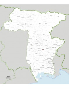 Mappa dei comuni della provincia di Udine jpg 2