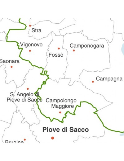 Mappa dei comuni della provincia di Venezia jpg