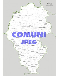 Mappa dei comuni della provincia di Vicenza jpg
