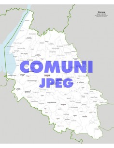 Mappa dei comuni della provincia di Verona jpg