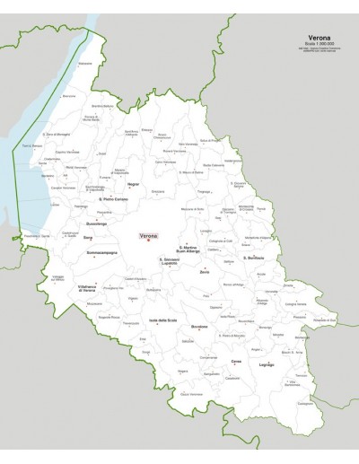 Mappa dei comuni della provincia di Verona jpg