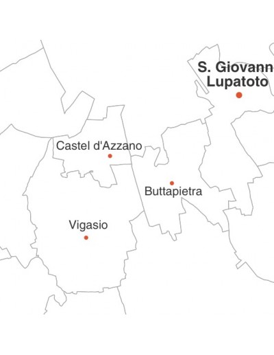Mappa dei comuni della provincia di Verona jpg
