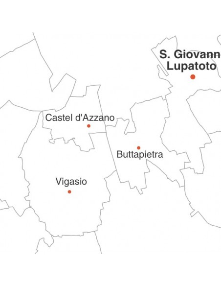 Mappa dei comuni della provincia di Verona jpg