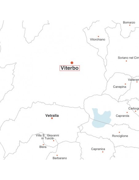 Mappa dei comuni della provincia di Viterbo jpg