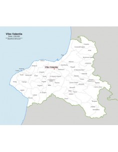 Mappa dei comuni della provincia di Vibo Valentia jpg 2