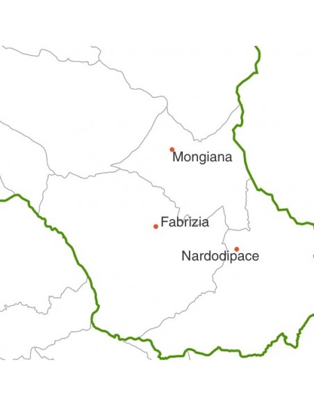 Mappa dei comuni della provincia di Vibo Valentia jpg