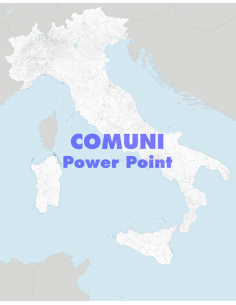 Mappa dei comuni d'Italia scala 1:300.000 PowerPoint