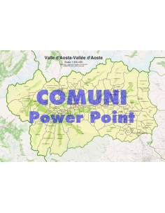 Mappa dei comuni della provincia di Aosta ppt