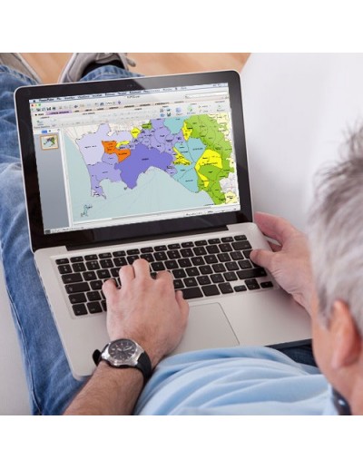 Mappa dei comuni della provincia di Arezzo ppt
