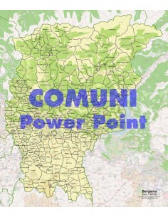 Mappa dei comuni della provincia di Bergamo ppt