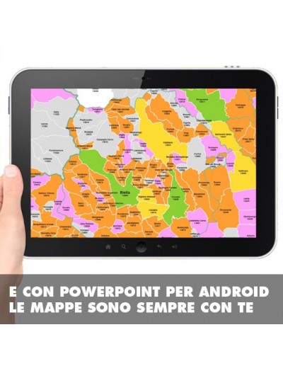 Mappa dei comuni della provincia di Biella ppt