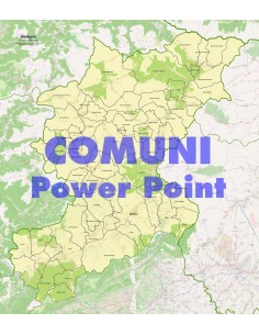 Mappa dei comuni della provincia di Belluno ppt