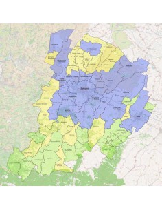 Mappa dei comuni della provincia di Bologna ppt 2