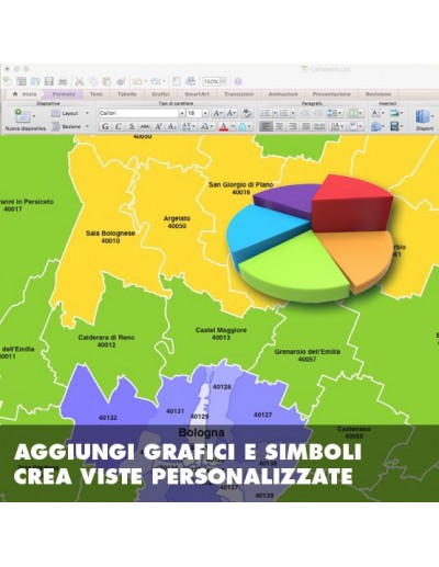 Mappa dei comuni della provincia di Bologna ppt