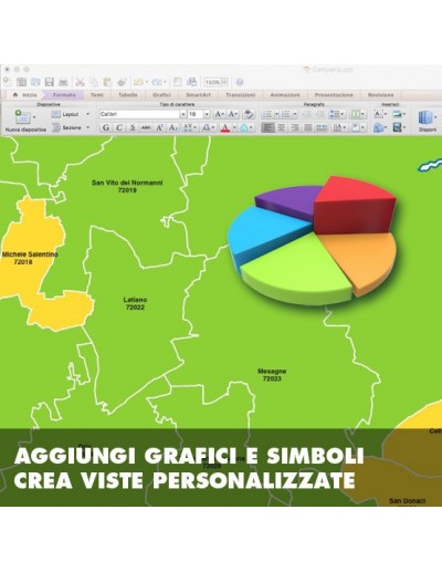 Mappa dei comuni della provincia di Brindisi ppt