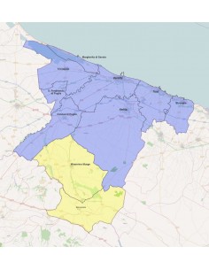 Mappa dei comuni della provincia di Barletta ppt 2