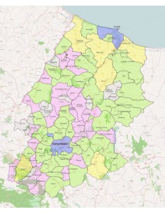 Mappa dei comuni della provincia di Campobasso ppt 2